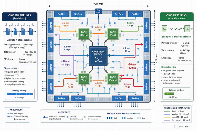 Schematic Of Semiconductor Die Architecture
